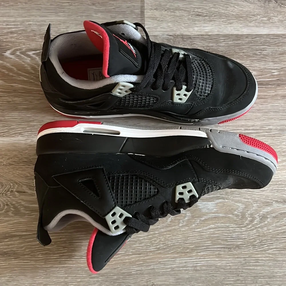 Jordan 4 Retro - Black Cement (2012) (GS) - Size 6.5Y - Picture 7 of 9